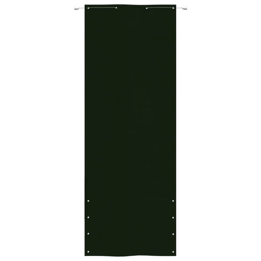 Paravento per Balcone Verde Scuro 80x240 cm in Tessuto Oxford cod 9211