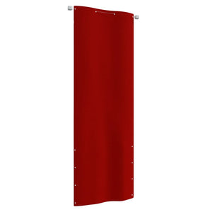 Paravento per Balcone Rosso 80x240 cm in Tessuto Oxford 148543