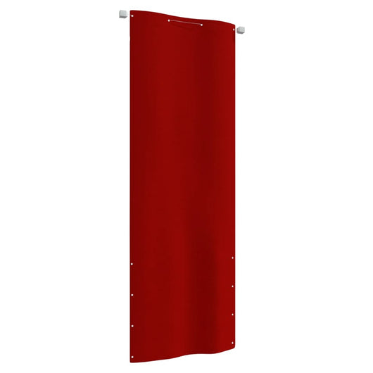 Paravento per Balcone Rosso 80x240 cm in Tessuto Oxford cod mxl 21728