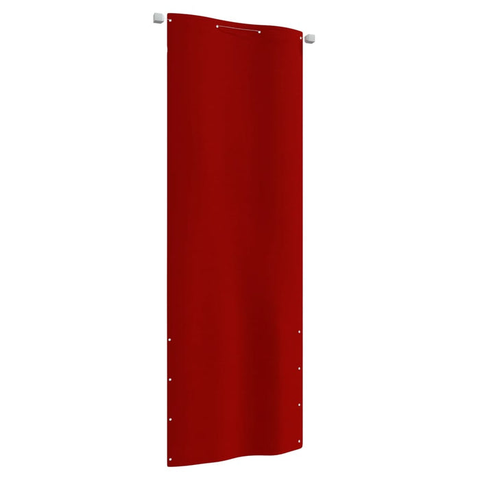 Paravento per Balcone Rosso 80x240 cm in Tessuto Oxford cod mxl 21728