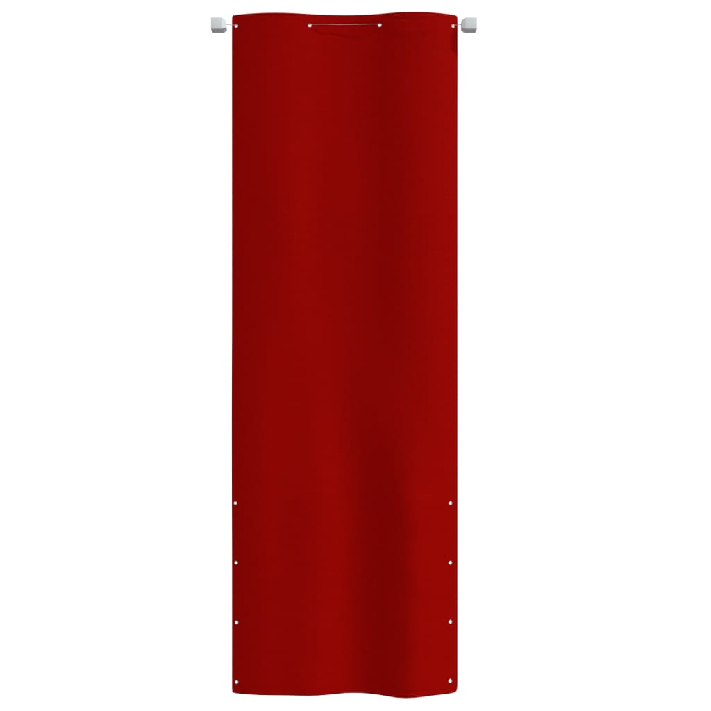 Paravento per Balcone Rosso 80x240 cm in Tessuto Oxford cod mxl 21728