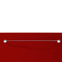 Paravento per Balcone Rosso 80x240 cm in Tessuto Oxford 148543