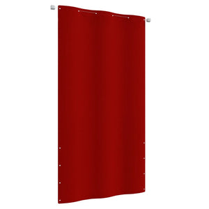 Paravento per Balcone Rosso 120x240 cm in Tessuto Oxford