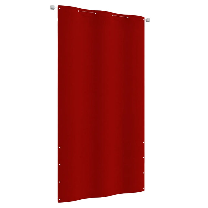 Paravento per Balcone Rosso 120x240 cm in Tessuto Oxford