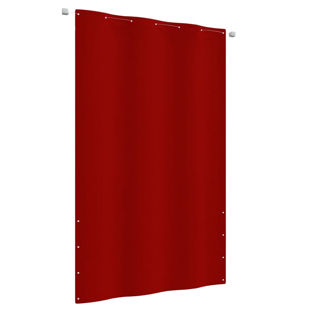 Paravento per Balcone Rosso 140x240 cm in Tessuto Oxford 148546