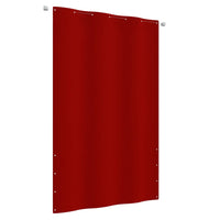 Paravento per Balcone Rosso 140x240 cm in Tessuto Oxford 148546