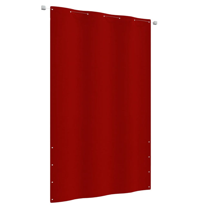 Paravento per Balcone Rosso 140x240 cm in Tessuto Oxford 148546