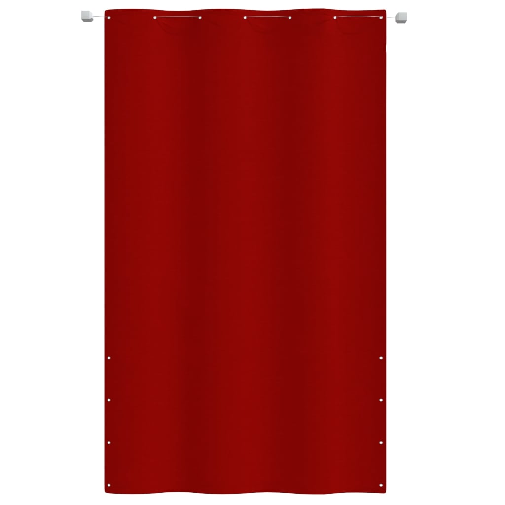 Paravento per Balcone Rosso 140x240 cm in Tessuto Oxford