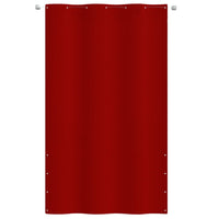 Paravento per Balcone Rosso 140x240 cm in Tessuto Oxford 148546