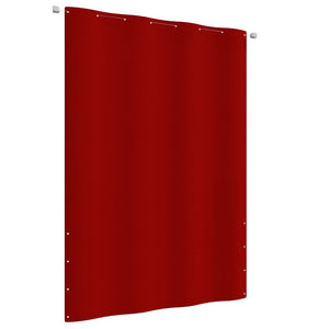 Paravento per Balcone Rosso 160x240 cm in Tessuto Oxford