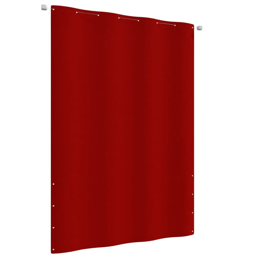 Paravento per Balcone Rosso 160x240 cm in Tessuto Oxford