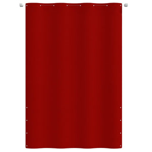 Paravento per Balcone Rosso 160x240 cm in Tessuto Oxford