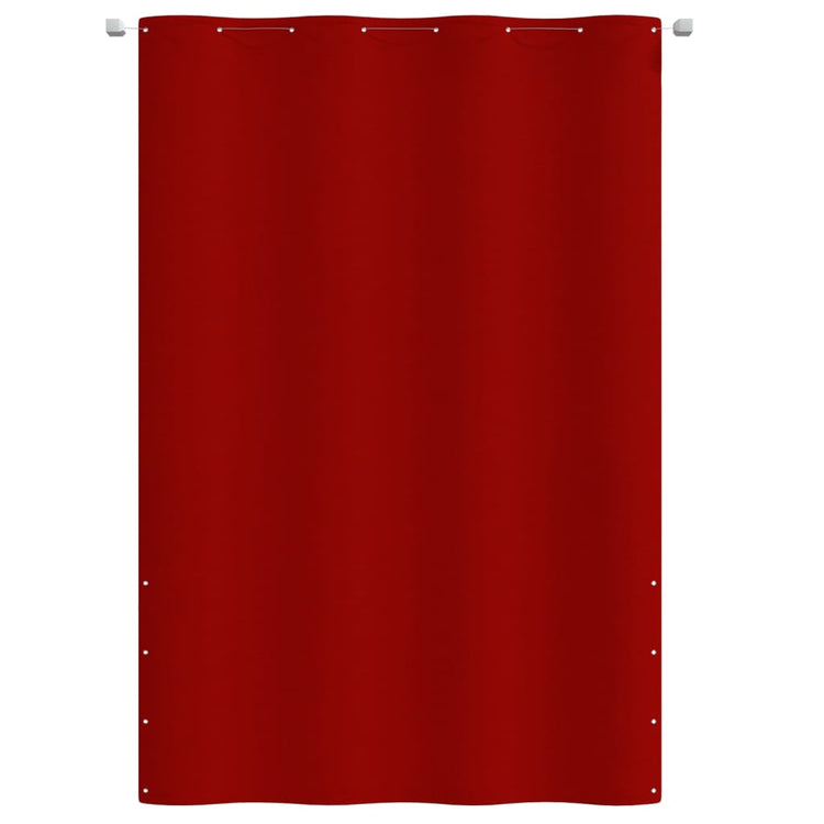 Paravento per Balcone Rosso 160x240 cm in Tessuto Oxford