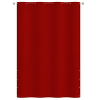 Paravento per Balcone Rosso 160x240 cm in Tessuto Oxford cod 9234