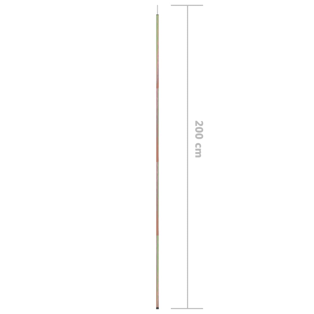 Asta per Parasole a Vela 200 cm Acciaio Zincato 315220