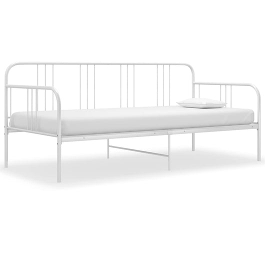 Divano Letto Bianco in Metallo 90x200 cm cod mxl 55220