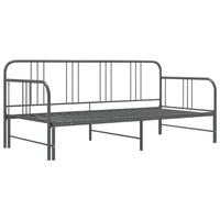 Telaio Divano Letto Estraibile Grigio in Metallo 90x200 cm cod mxl 50084