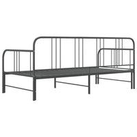 Telaio Divano Letto Estraibile Grigio in Metallo 90x200 cm cod mxl 50084