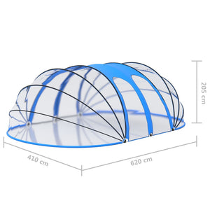 Calotta per Piscina Ovale 620x410x205 cm 92796