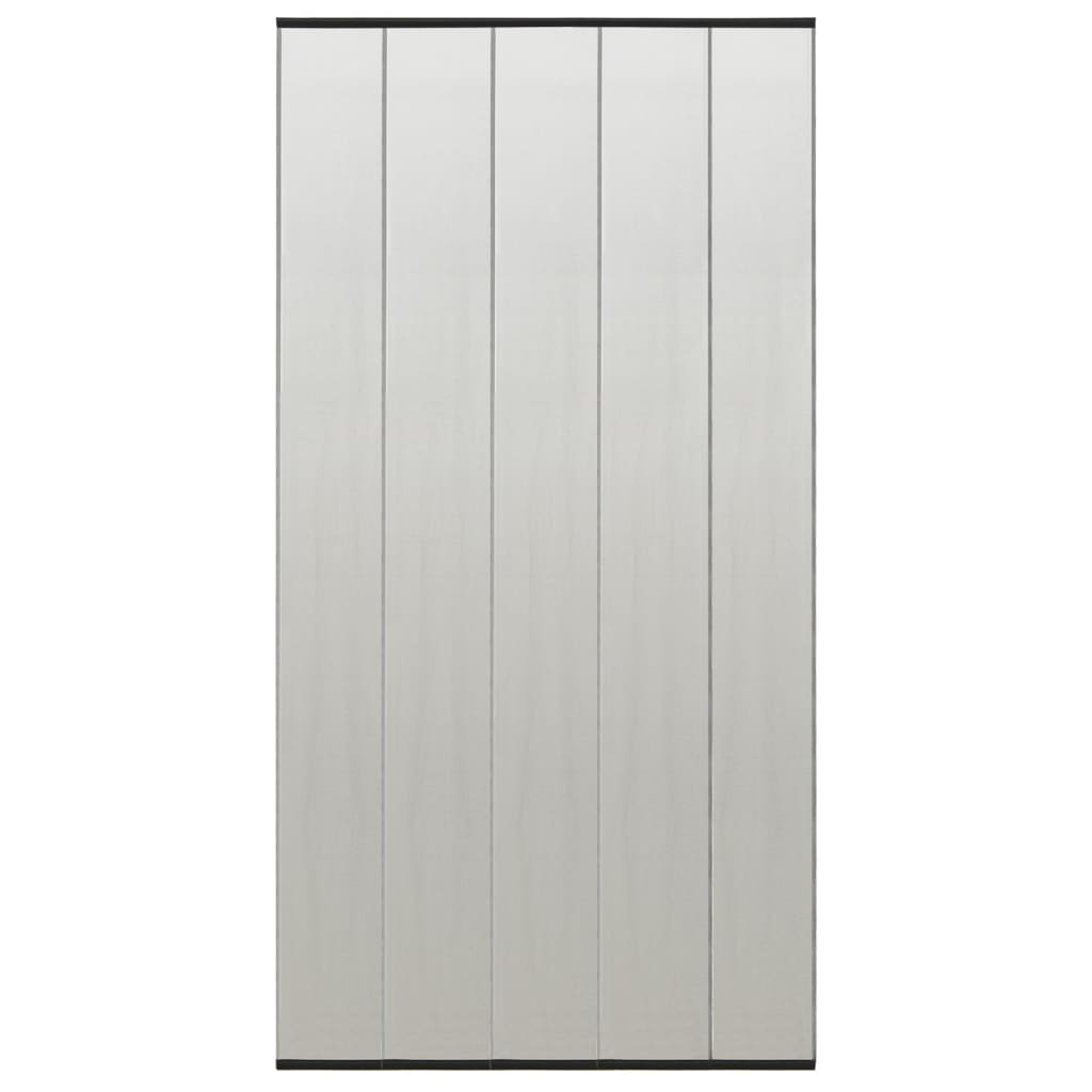 Zanzariera per Porta con 5 Sezioni a Rete Nera 120x240 cm cod mxl 54560