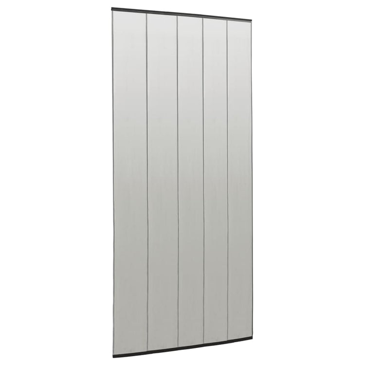 Zanzariera per Porta con 5 Sezioni a Rete Nera 120x240 cm cod mxl 54560