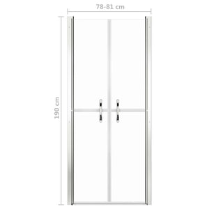 Porta per Doccia in ESG Trasparente 81x190 cm cod mxl 41364