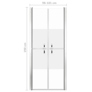 Porta per Doccia in ESG Semi-Satinato 101x190 cm cod mxl 49646