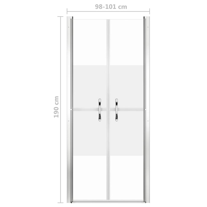 Porta per Doccia in ESG Semi-Satinato 101x190 cm cod mxl 49646