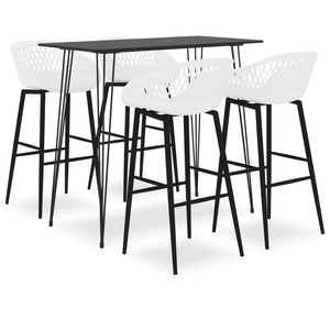 Set da Bar 5 pz Nero e Biancocod mxl 96431