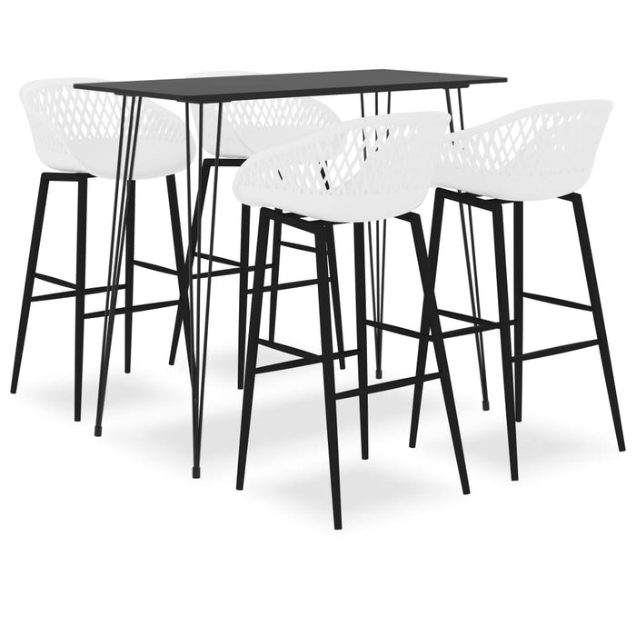 Set da Bar 5 pz Nero e Biancocod mxl 96431