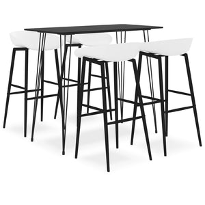 Set da Bar 5 pz Nero e Biancocod mxl 72423