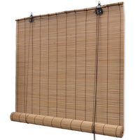 Tende Oscuranti in Bambù 2 pz 80 x 160 cm Marroni cod mxl 48394