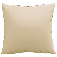 Cuscini Decorativi 4 pz Beige 40x40 cm in Tessuto 314326