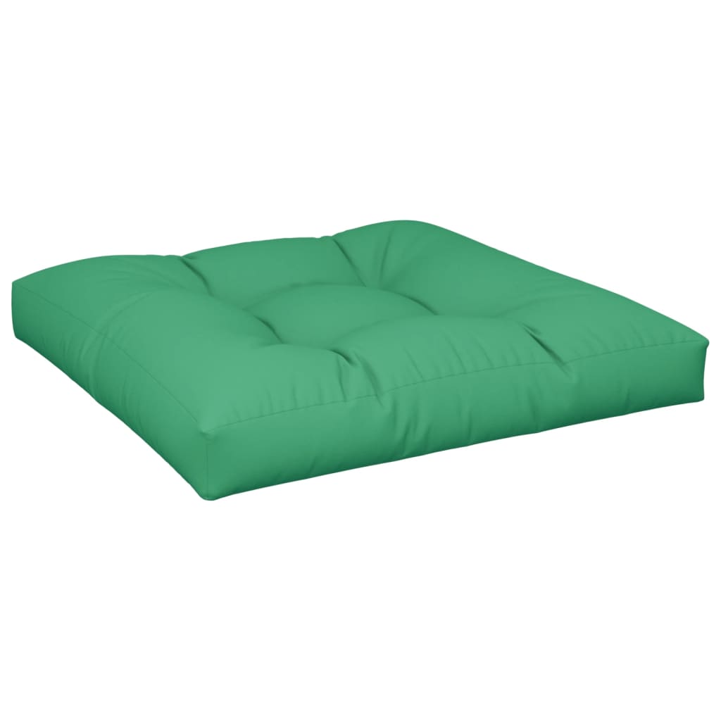 Cuscino per Pallet Verde 80x80x12 cm in Tessuto 314407