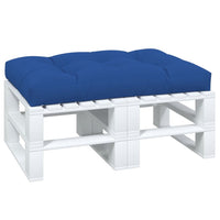 Cuscino per Pallet Blu Reale 120x80x12 cm in Tessuto 314419