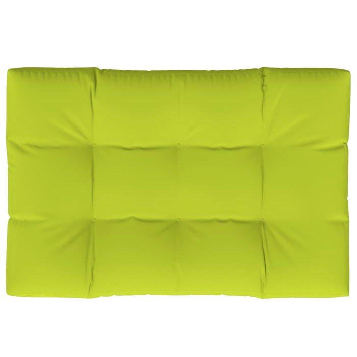 Cuscino per Pallet Verde Brillante 120x80x12 cm in Tessuto 314420