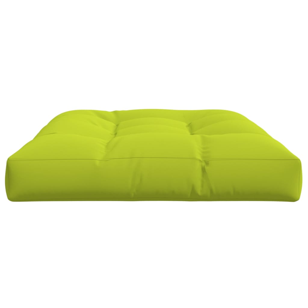 Cuscino per Pallet Verde Brillante 120x80x12 cm in Tessuto 314420