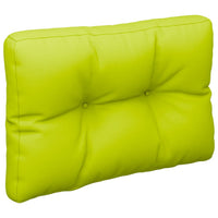 Cuscino per Pallet Verde Brillante 60x40x12 cm in Tessuto 314445