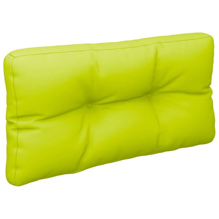 Cuscino per Pallet Verde Brillante 80x40x10 cm in Tessuto 314470