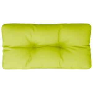 Cuscino per Pallet Verde Brillante 80x40x10 cm in Tessuto 314470