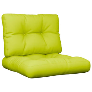 Cuscini per Divani in Pallet 2 pz Verde Intenso in Tessuto 314494