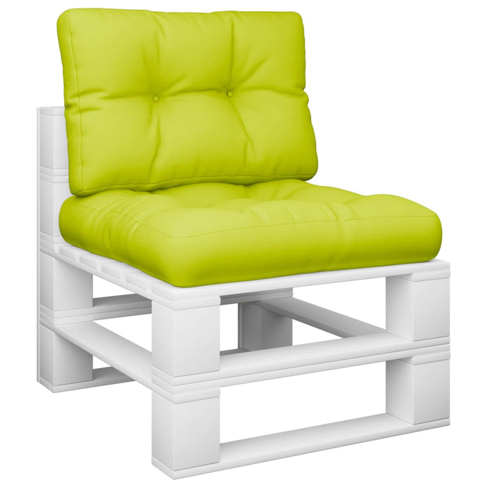 Cuscini per Divani in Pallet 2 pz Verde Intenso in Tessuto 314494