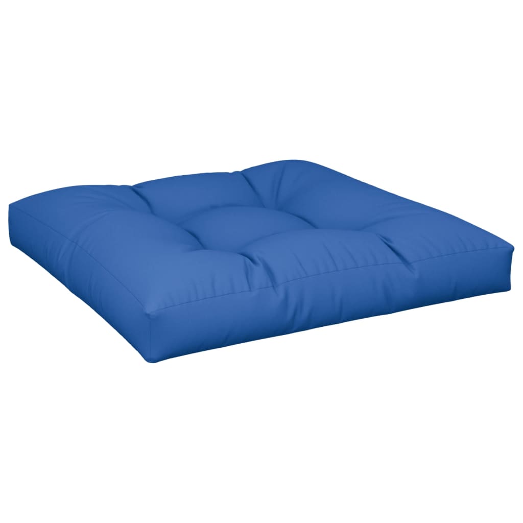 Cuscini per Pallet 2 pz Blu Reale in Tessuto 314523