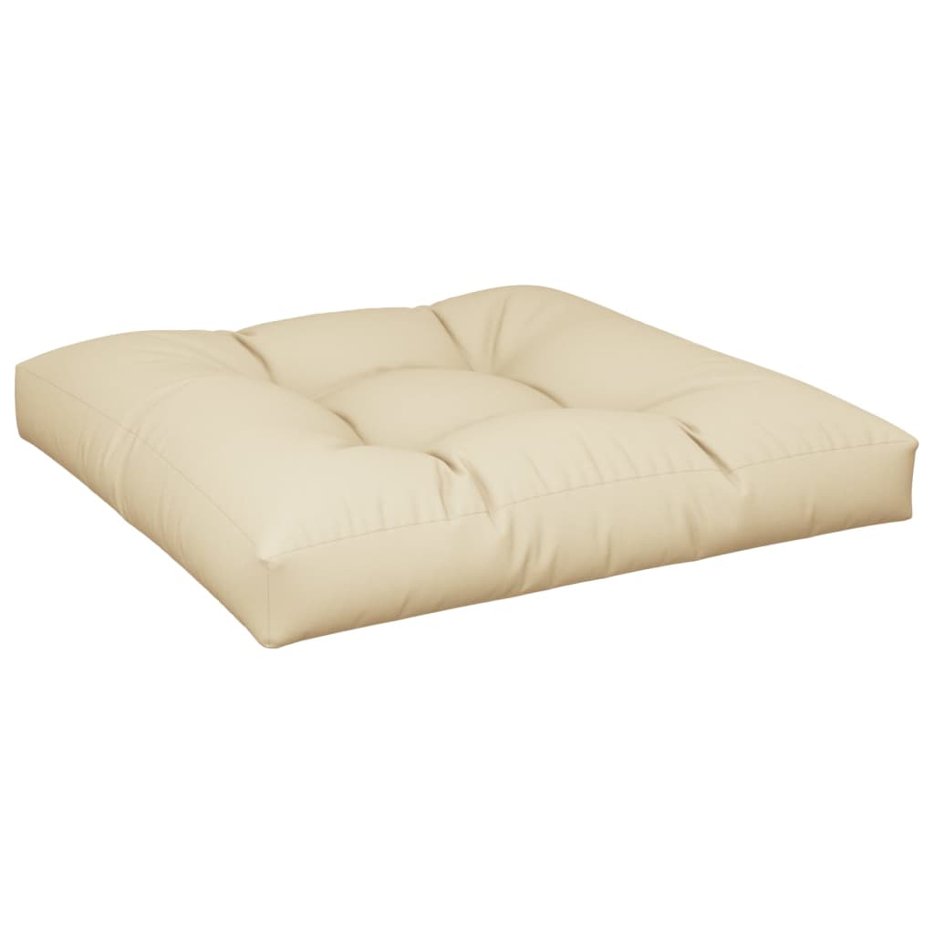 Cuscini per Pallet 2 pz Beige in Tessuto 314531