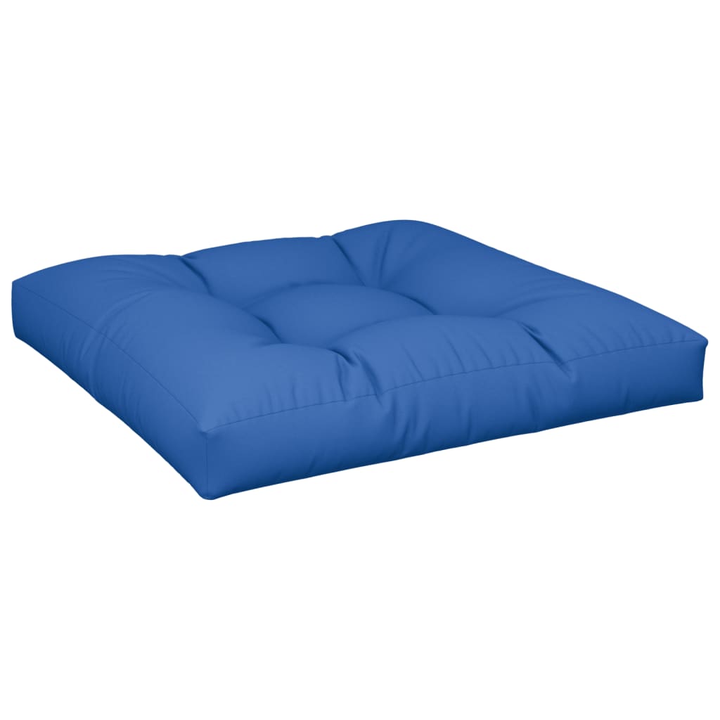 Cuscini per Pallet 2 pz Blu Reale in Tessuto 314538