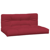 Cuscini per Divano su Pallet 2 pz Rosso Vino cod mxl 68331