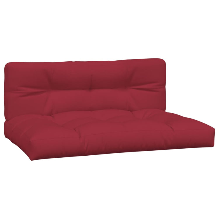 Cuscini per Divano su Pallet 2 pz Rosso Vino cod mxl 68331