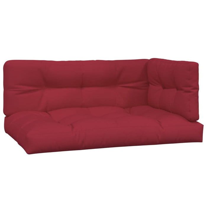 Cuscini per Divano Pallet 3 pz Rosso Vino cod mxl 68551