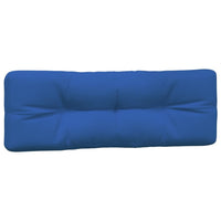 Cuscini per Pallet 3 pz Blu Reale in Tessuto 314568