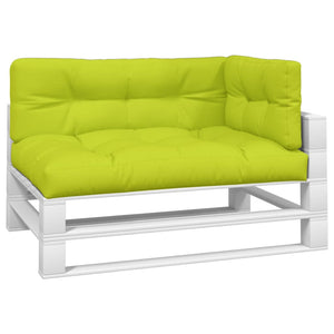 Cuscini per Pallet 3 pz Verde Intenso in Tessuto 314569